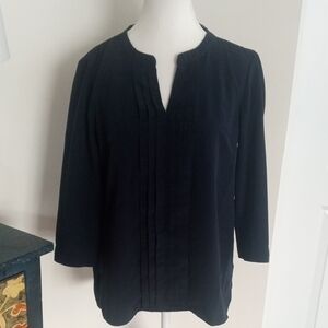 Estee Lauder Dark Blue Blouse